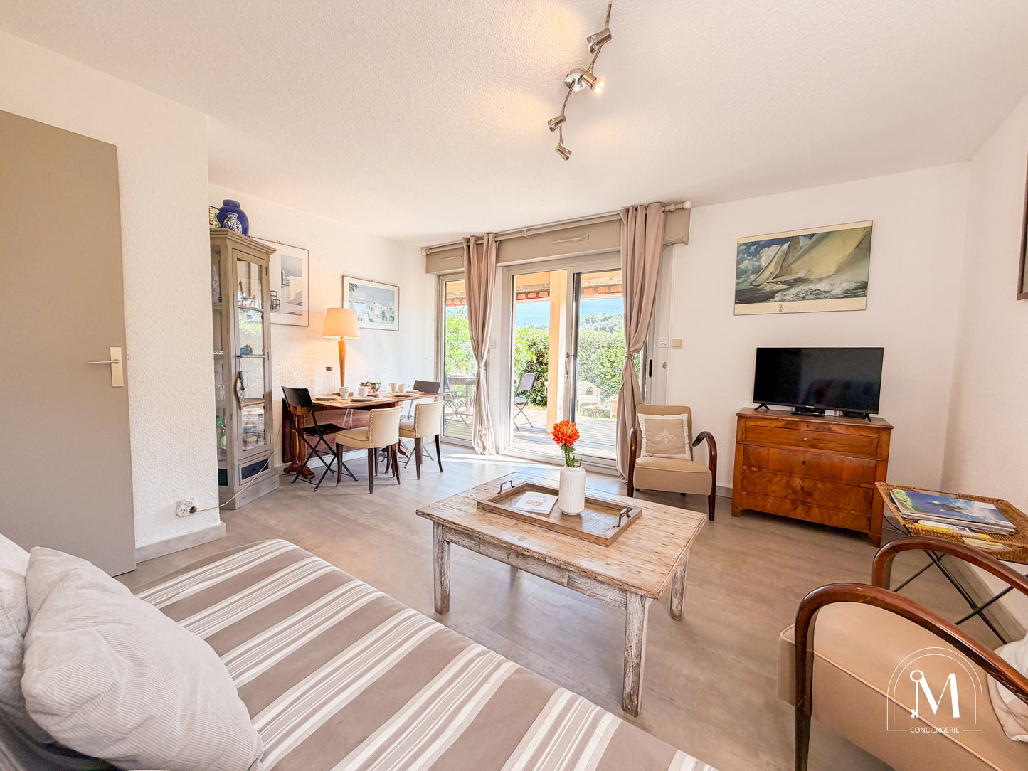 Appartement cosy à Portissol avec jardinet
