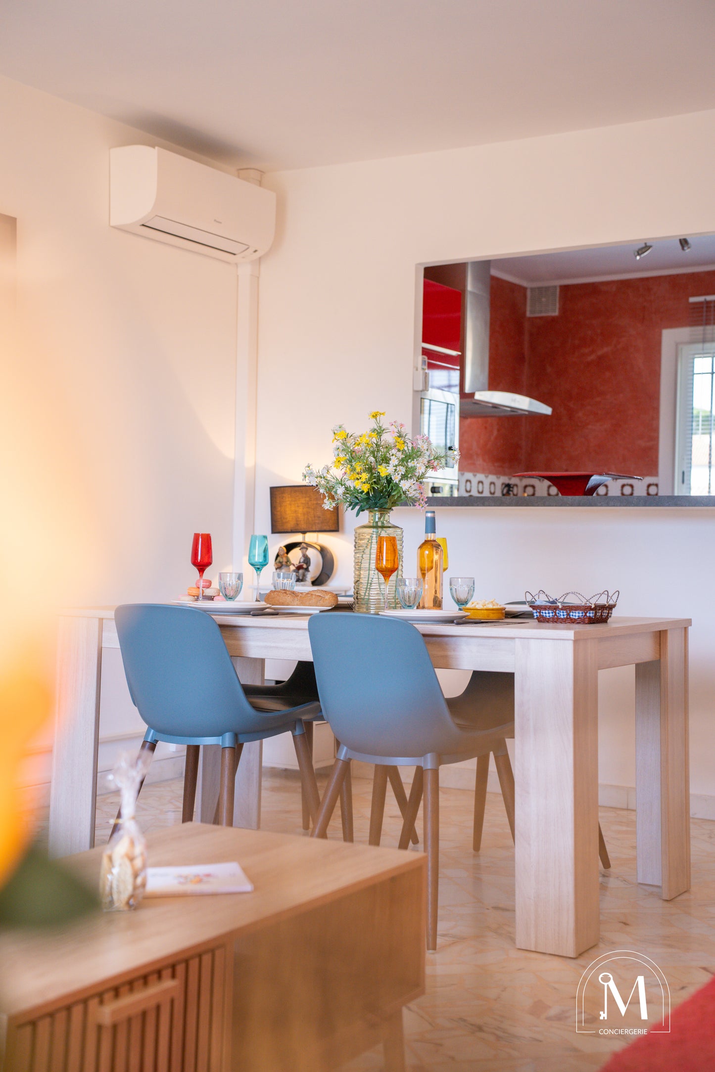 T2 climatisé dans une petite résidence